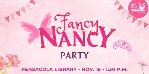 Fancy Nancy Party at Pensacola Library