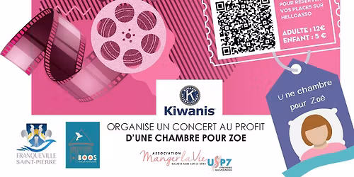 Concert solidaire : Une chambre pour Zo\u00e9 