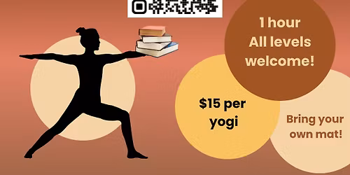 Balance Among the Books Yoga Class