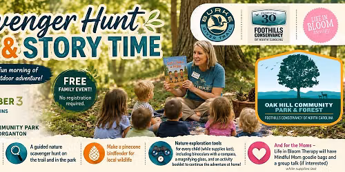 Scavenger Hunt Hike & Story Time