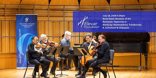 Josef Gingold Chamber Music Festival: Romantic Tapestries II at Boca Raton Museum of Art
