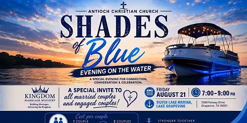 ACC KINGDOM MARRIAGE MINISTRY: SHADES of Blue, Evening On The Water