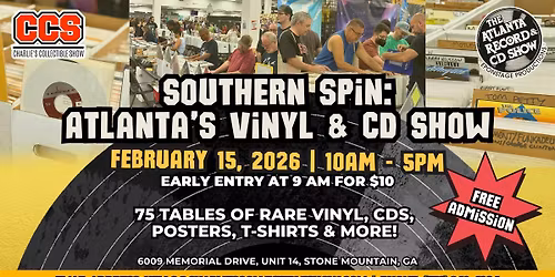Southern Spin: Atlanta CD and Record Show