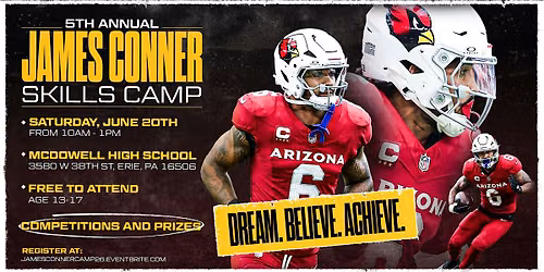 5th Annual James Conner Free Skills Football Camp