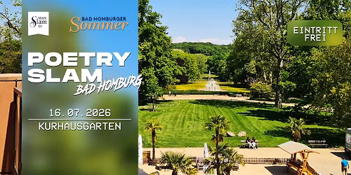 Open Air Poetry Slam \u00d7 Bad Homburger Sommer