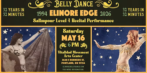 Elinore Edge: Salimpour Level 4 Belly Dance Recital Performance