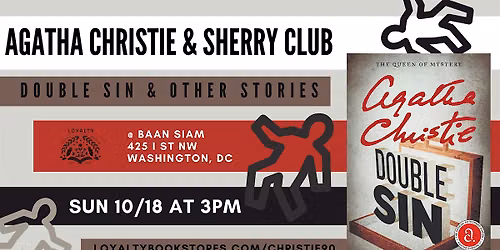 Agatha Christie + Sherry Club Chats Double Sin and Other Stories