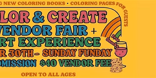 Color & Create Vendor Fair + Art Show