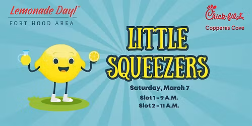 Lemonade Day Little Squeezers - Copperas Cove - 11 a.m. Time Slot