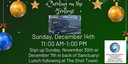 Caroling on The Trolley