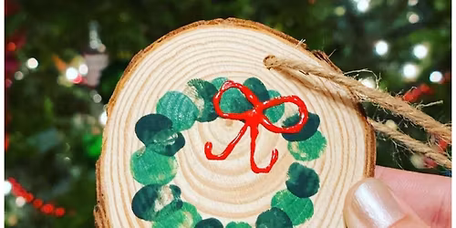 Fingerprint Wreath Ornament 