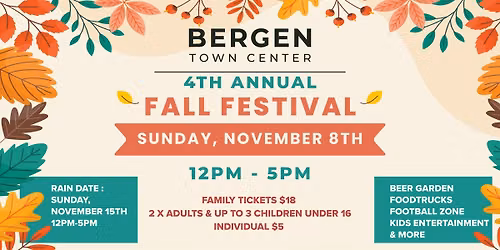 4th Annual Fall Festival - Bergen Town Center