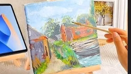 Painting with Ms. Rusk private event