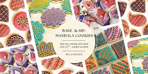 Bake & Sip: Mandala Cookie Decorating Workshop