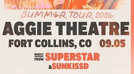 Congress the Band w\/ Superstar, Sunkissd | Aggie Theatre | Presented by KRFC & Natural Alternatives