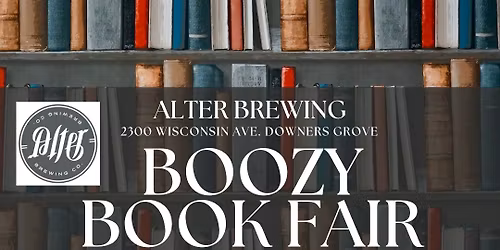 Boozy Book Fair at Alter Brewing Taproom