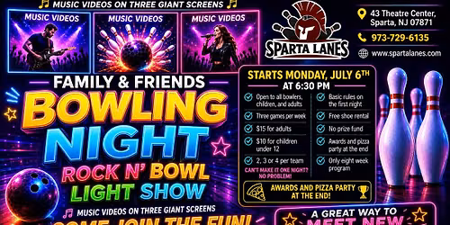 Family and friends Bowling Night