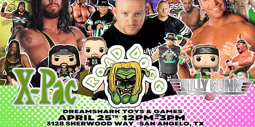 In Store DX reunion Signing Event with WWE Hall of Famers X-PAC & New Age Outlaws