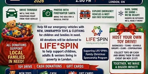 Lights & Sirens Toy Drive - London Ontario