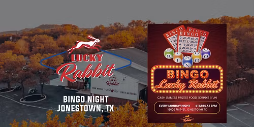 Bingo Night at Lucky Rabbit (Jonestown, TX)
