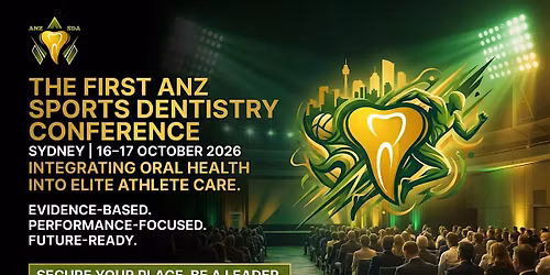 ANZ SDA: The Inaugural Sports Dentistry Conference 2026