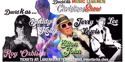 David K's 1-Man Music Legend's Christmas Show! FUNDRAISER STAGE -The Grand