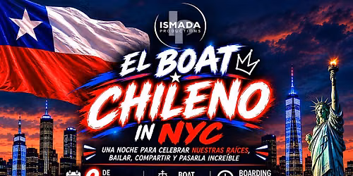 El Boat Chileno in NYC  | Chilean Boat Party \u2013 October 9
