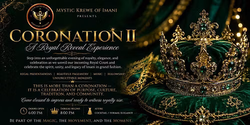 Mystic Krewe of Imani Coronation Royalty & Theme Reveal