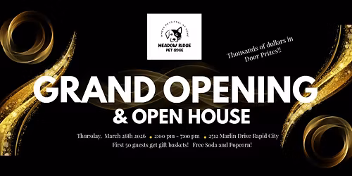 Meadow Ridge Pet Lodge Grand Opening & Open House