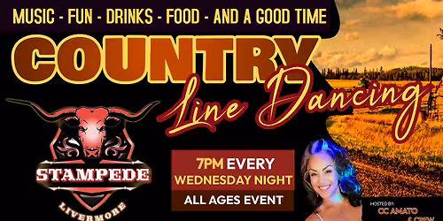 Line Dancing in Livermore EVERY Wednesday - All Ages Event