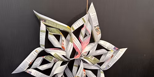 Recycled Paper Christmas Decorations