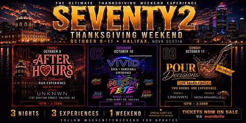SEVENTY2 WEEKEND