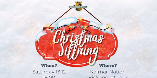 Christmas Sittning | Kalmar Nation
