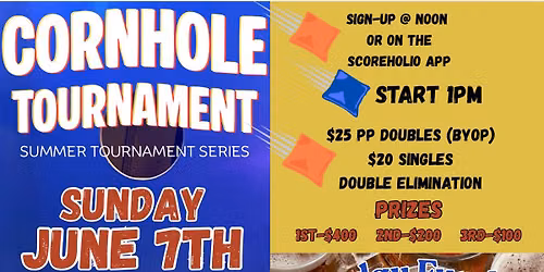 Cornhole Tournament and Sunday Funday @ The Office Bar! 