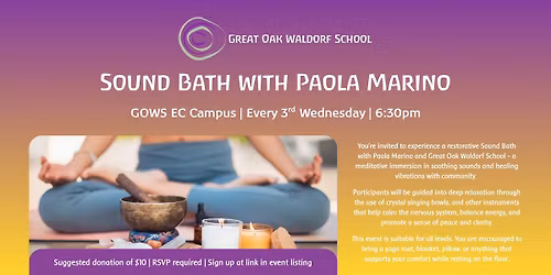 Sound Bath w\/Paola Marino