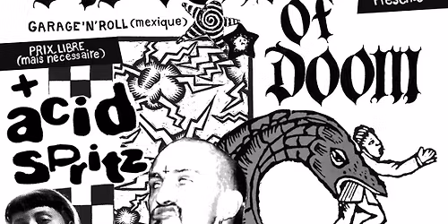 SISTERS OF DOOM (Garage'N'Roll - Mexico) et ACID SPRITZ (Cocktail Punk - Montreuil) \u00e0 L'Armony !!