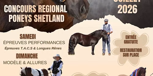 Concours r\u00e9gional poneys shetland RA 2026