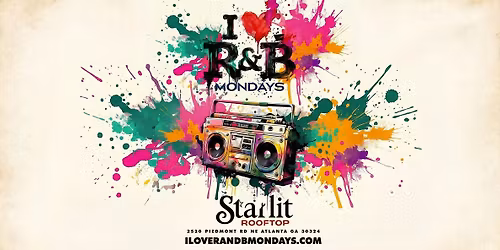I \u2764\ufe0f R&B Mondays | Starlit Rooftop