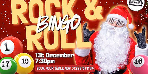 Christmas Rock N Roll Bingo
