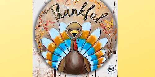Grateful Gobbler Doorhanger
