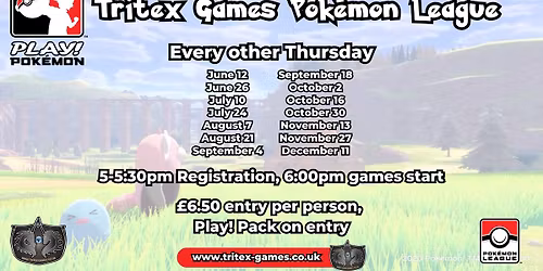Tritex Games: Bi-Weekly Pok\u00e9mon League
