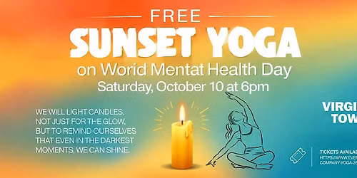 Free Sunset Yoga for World Mental Health Day | VA Hylton Park