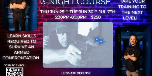 Defensive Handgun 2  (3-Night Course) 