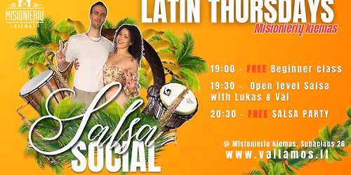 LATIN THURSDAYS @ MISIONIERIAI