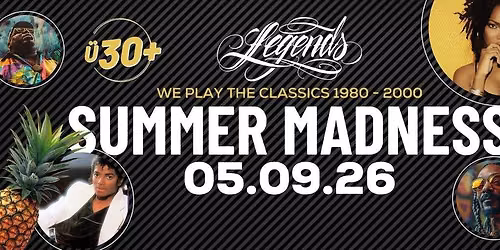 \u2600\ufe0f\ud83c\udfb6 SUMMER MADNESS 2026 (\u00dc30) \u2013 OPEN AIR & INDOOR OLD SCHOOL PARTY \ud83c\udf34\ud83c\udf79