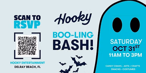 Hooky Entertainment Delray Beach, Florida Boo-Ling Bash