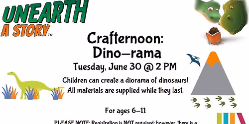 Crafternoon: Dino-rama