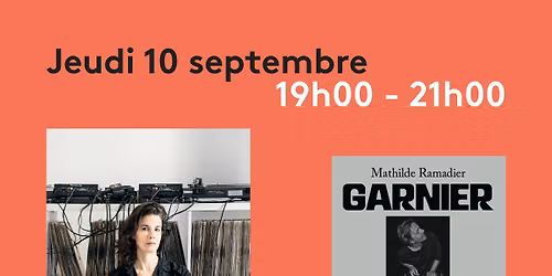 Rencontre et d\u00e9dicace avec Mathilde Ramadier et Laurent Garnier