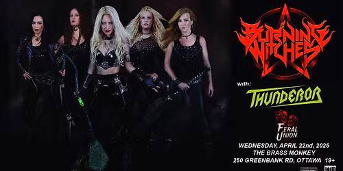 BURNING WITCHES + Thunderor, Feral Union