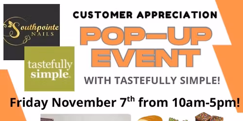 Tastefully Simple Customer Appreciation Event